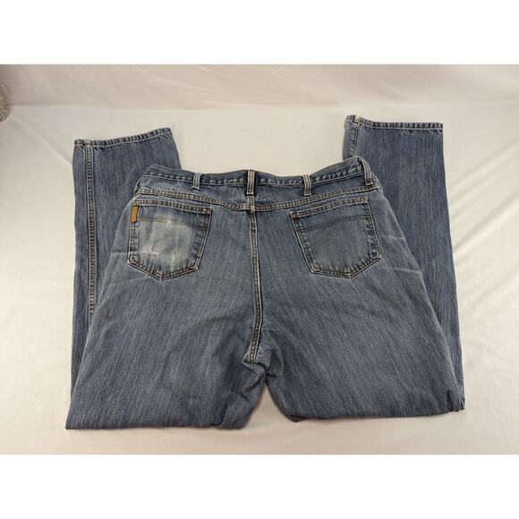 Cinch Up Men's White Label Relaxed Fit Medium Wash Distressed Jeans 40x34 - Picture 8 of 16